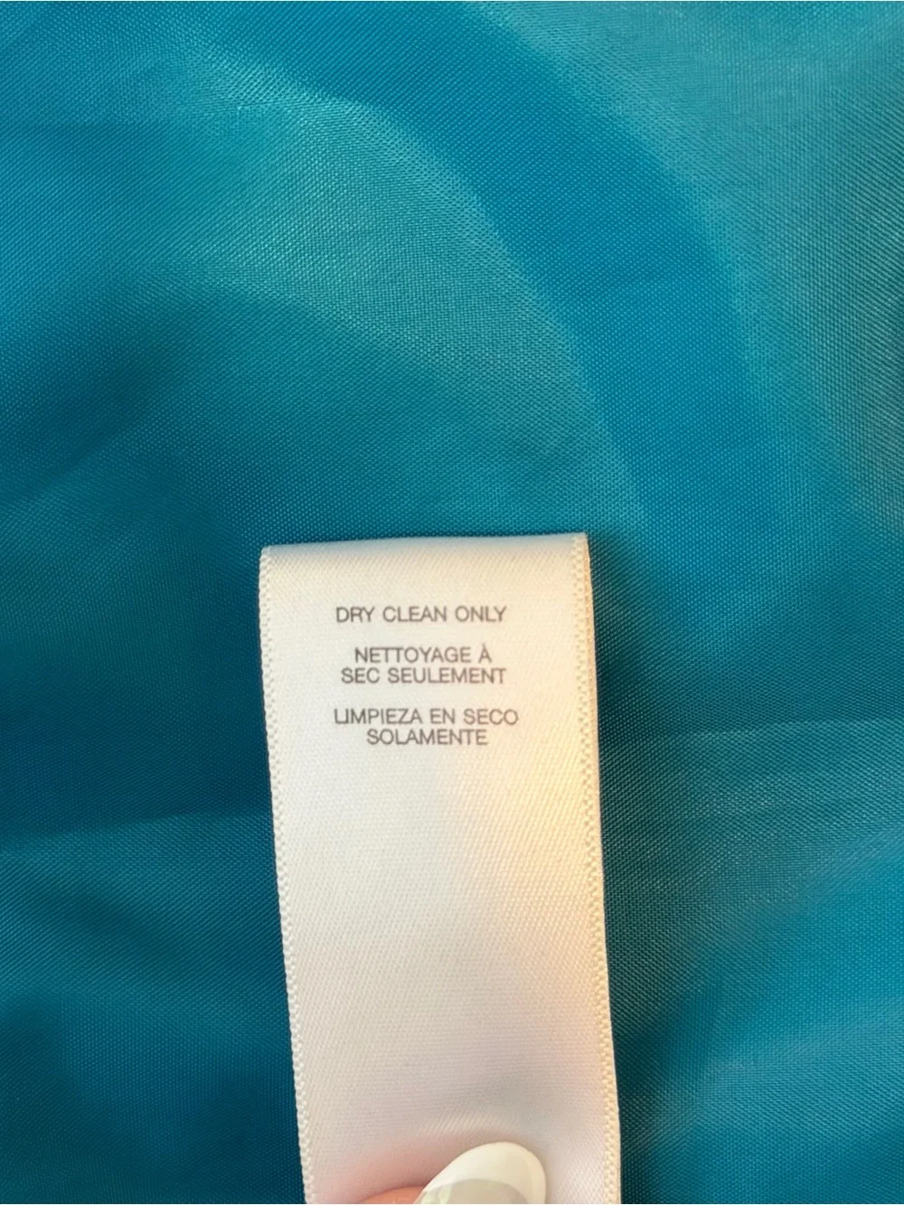 Michael Kors Teal Single-Button Tailored Blazer